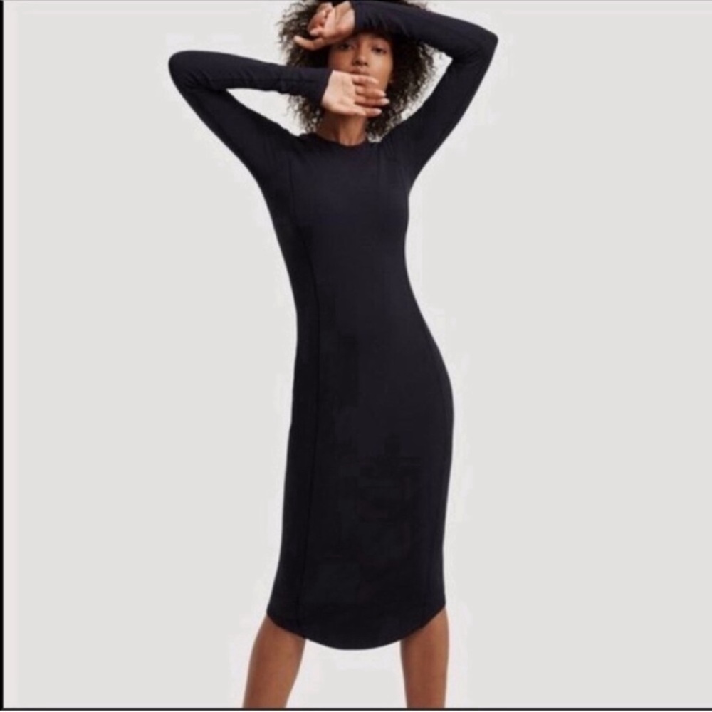 Kit and Ace At Long Last midi dress 
Dark Navy